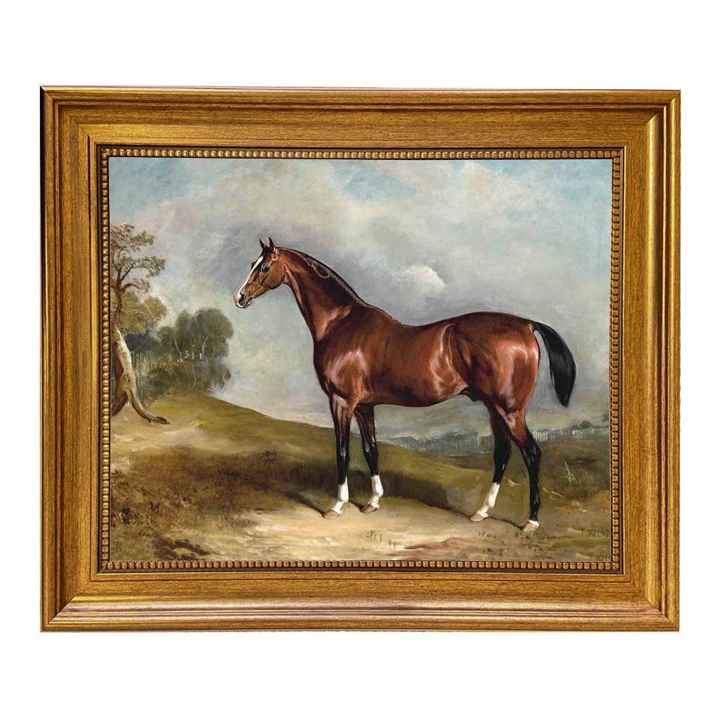 Portrait of Sultan Vintage Painting Print On Canvas